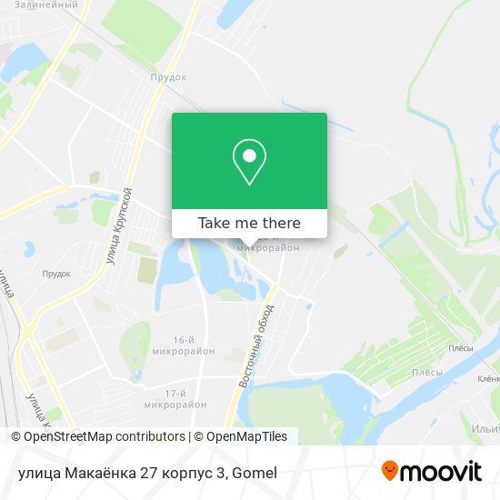 улица Макаёнка 27 корпус 3 map