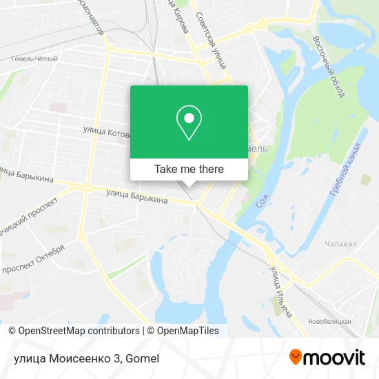 улица Моисеенко 3 map