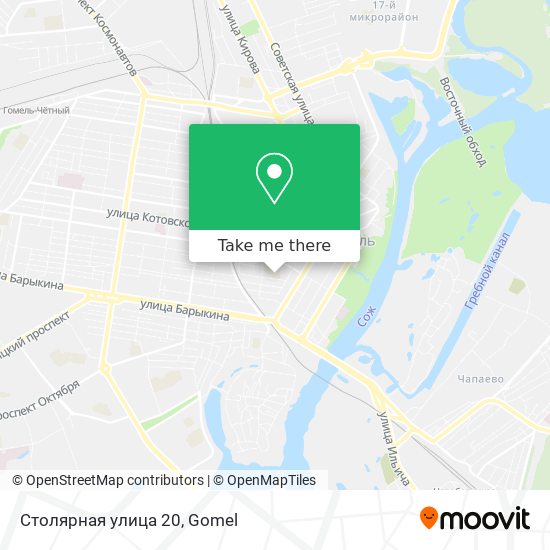 Столярная улица 20 map
