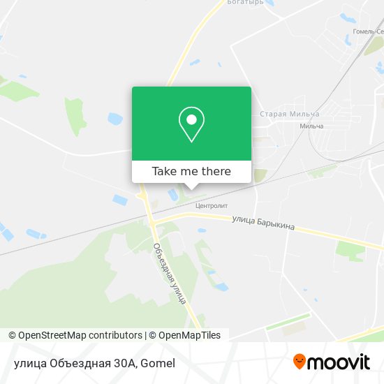 улица Объездная 30А map