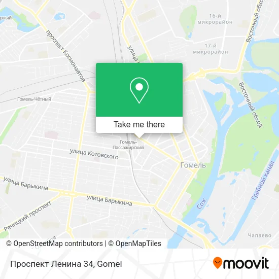 Проспект Ленина 34 map
