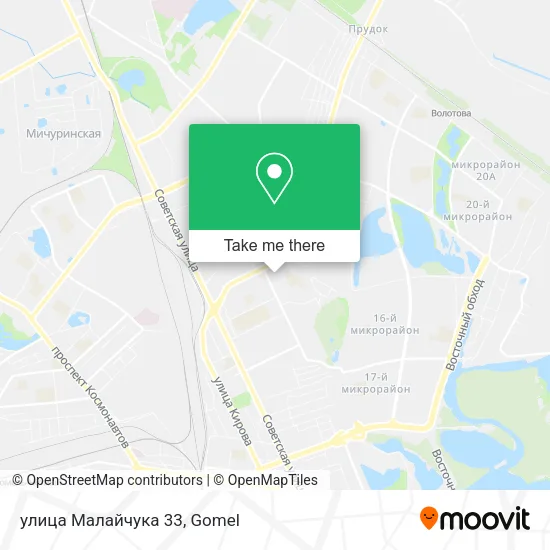 улица Малайчука 33 map