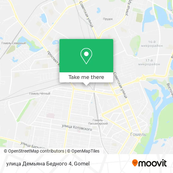улица Демьяна Бедного 4 map