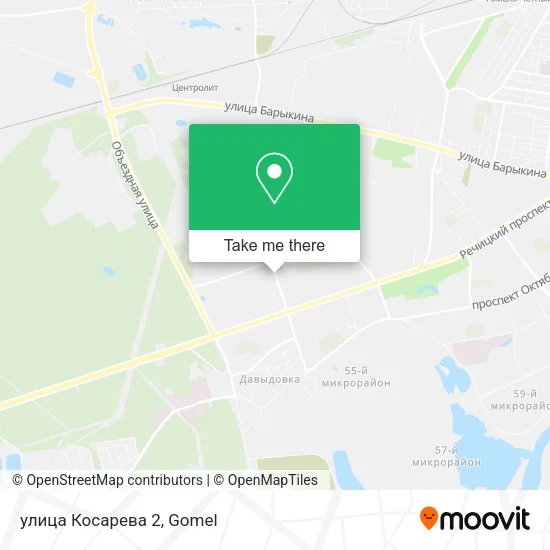 улица Косарева 2 map
