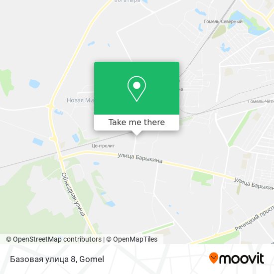 Базовая улица 8 map