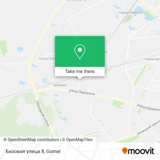 Базовая улица 8 map