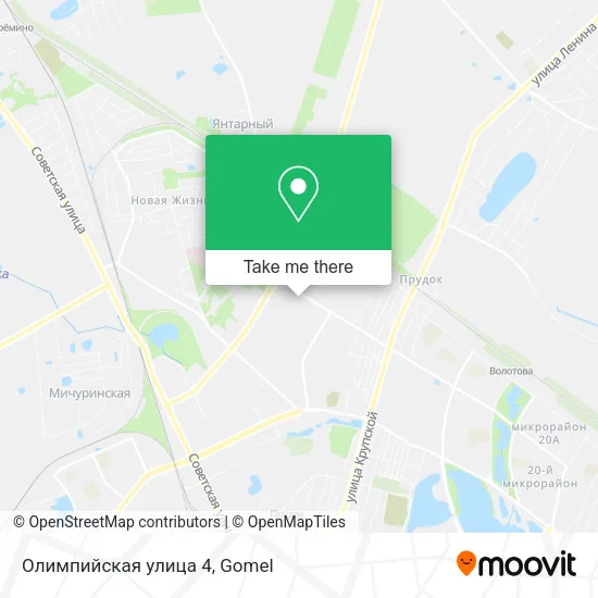 Олимпийская улица 4 map