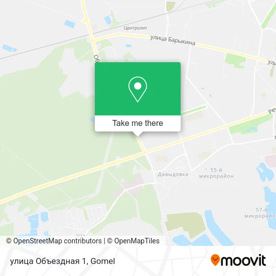 улица Объездная 1 map