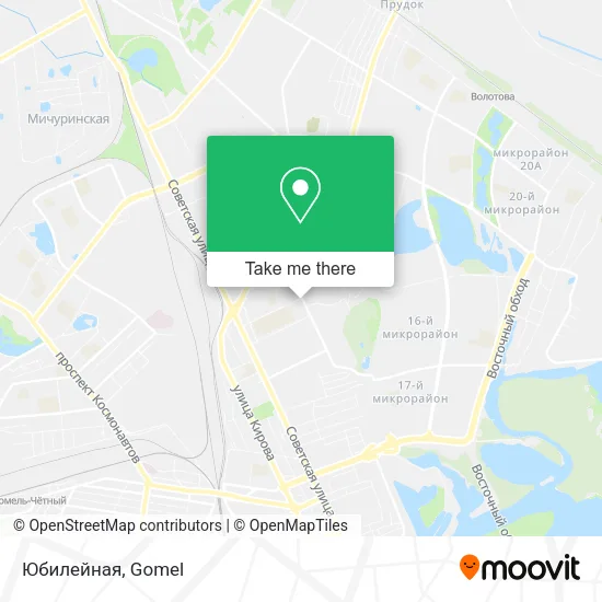 Юбилейная map