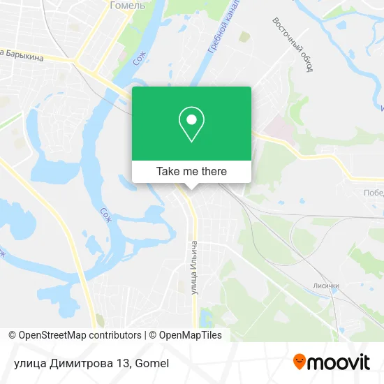 улица Димитрова 13 map