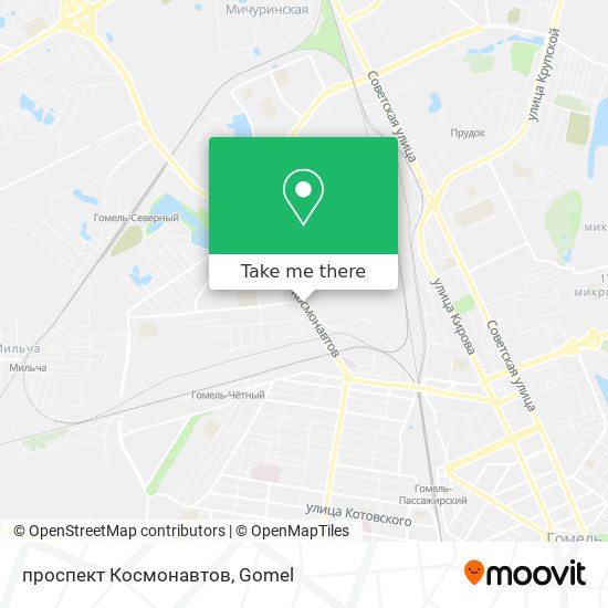 проспект Космонавтов map
