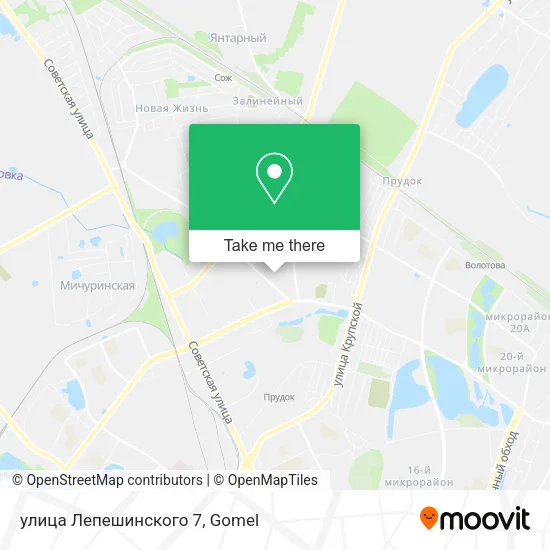 улица Лепешинского 7 map