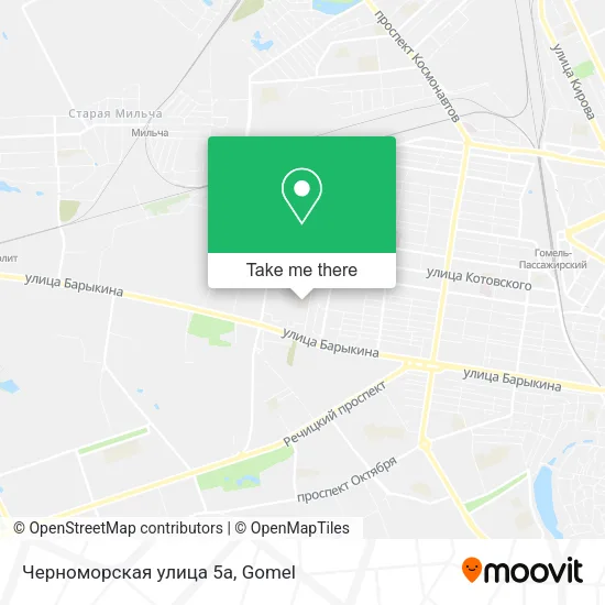 Черноморская улица 5а map