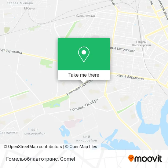Гомельоблавтотранс map