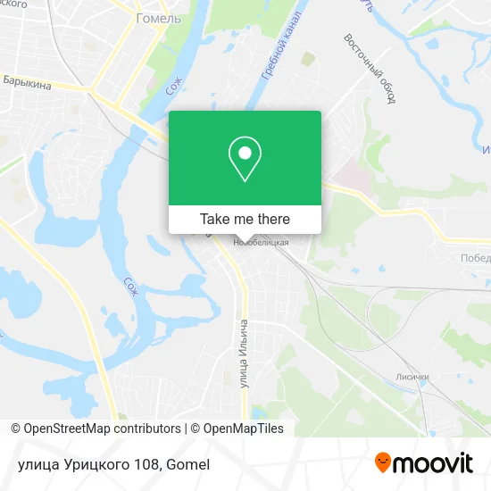 улица Урицкого 108 map