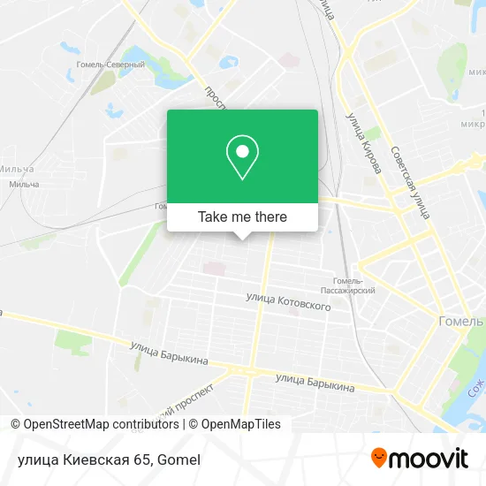 улица Киевская 65 map