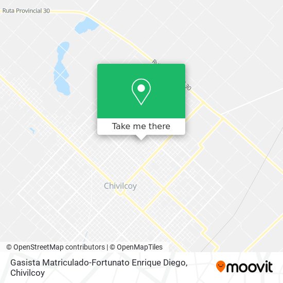 Mapa de Gasista Matriculado-Fortunato Enrique Diego