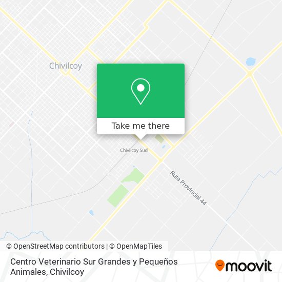 Centro Veterinario Sur Grandes y Pequeños Animales map