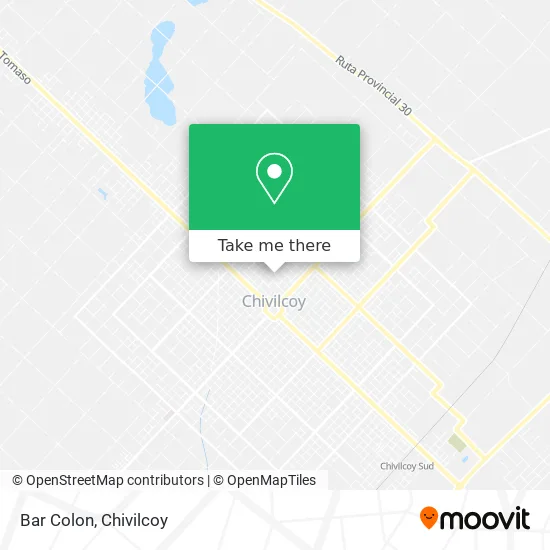 Bar Colon map