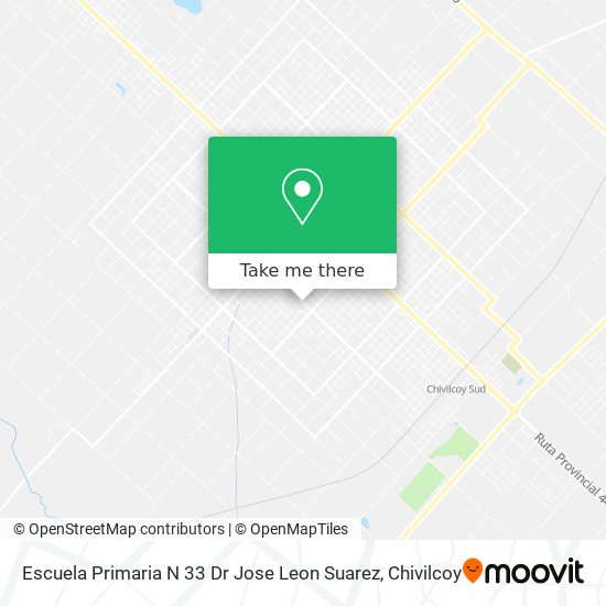 Escuela Primaria N 33 Dr Jose Leon Suarez map