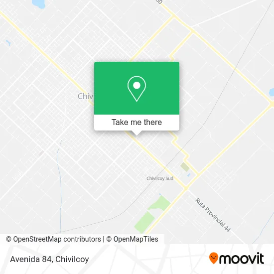 Avenida 84 map