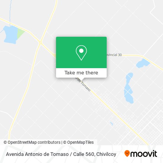 Avenida Antonio de Tomaso / Calle 560 map