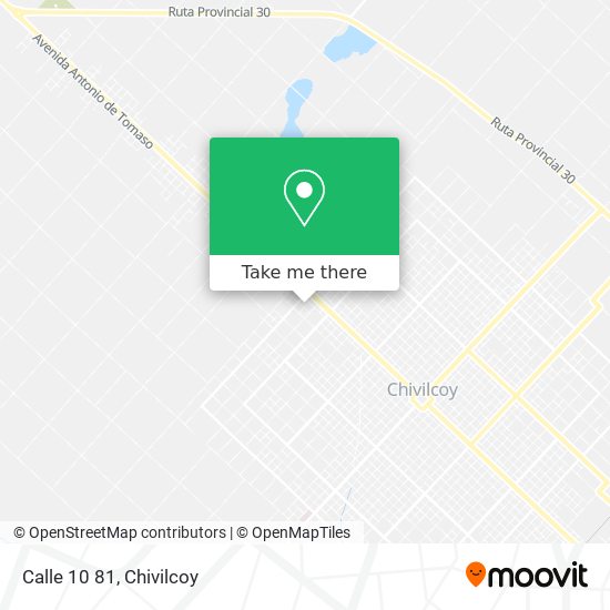 Calle 10 81 map