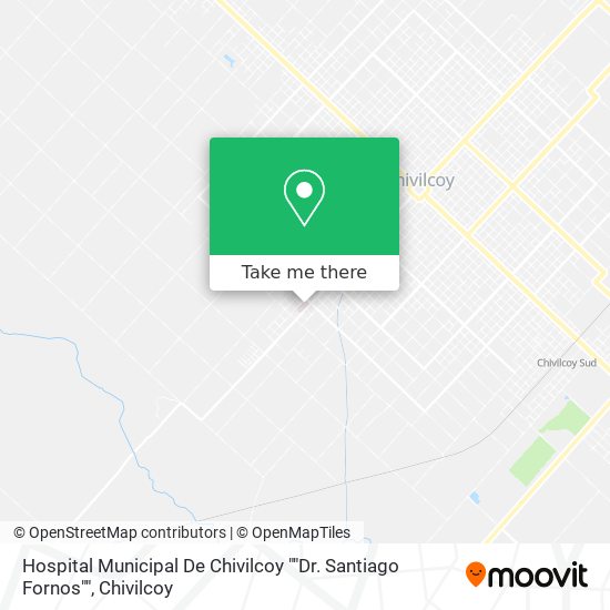 Hospital Municipal De Chivilcoy ""Dr. Santiago Fornos"" map