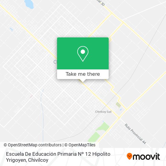 Escuela De Educación Primaria Nº 12 Hipolito Yrigoyen map