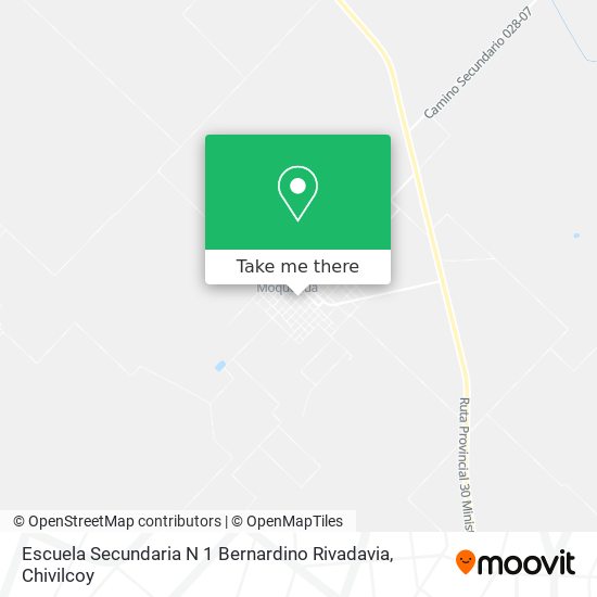 Mapa de Escuela Secundaria N 1 Bernardino Rivadavia
