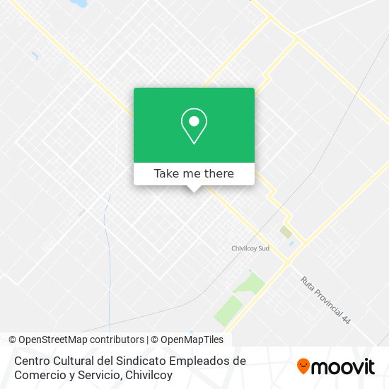 Mapa de Centro Cultural del Sindicato Empleados de Comercio y Servicio