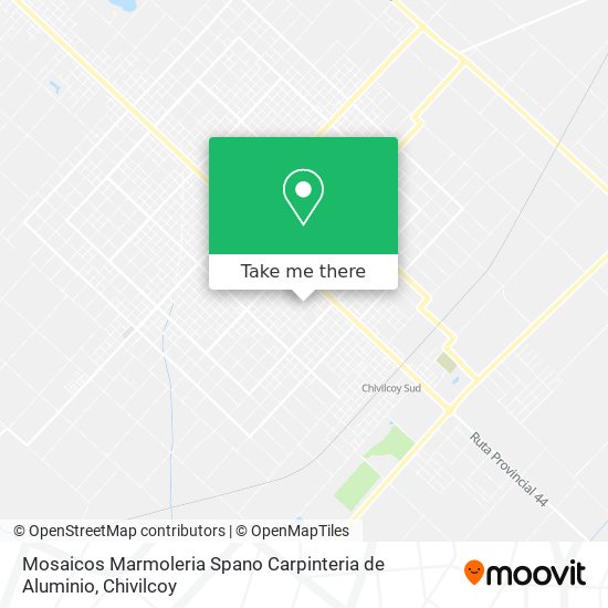 Mosaicos Marmoleria Spano Carpinteria de Aluminio map
