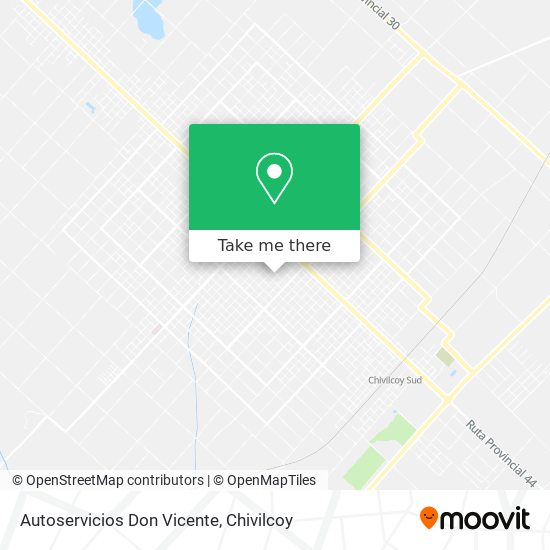 Autoservicios Don Vicente map