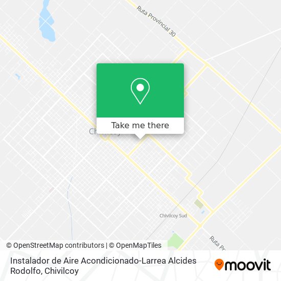 Mapa de Instalador de Aire Acondicionado-Larrea Alcides Rodolfo