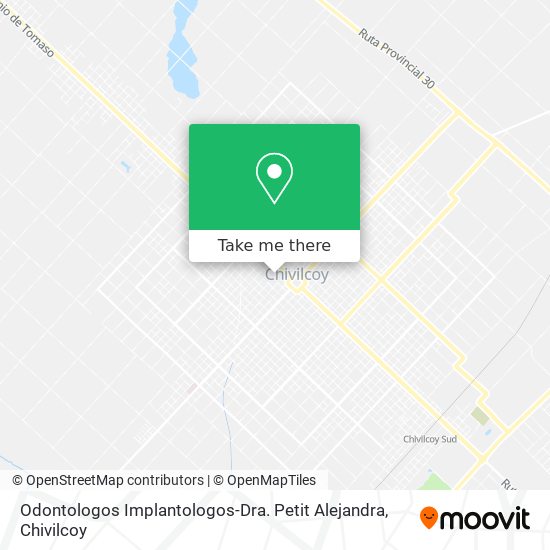 Odontologos Implantologos-Dra. Petit Alejandra map