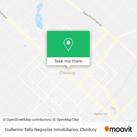 Guillermo Tello-Negocios Inmobiliarios map