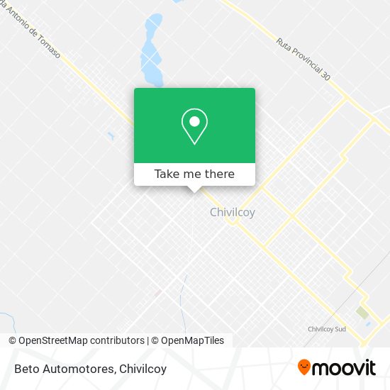 Mapa de Beto Automotores