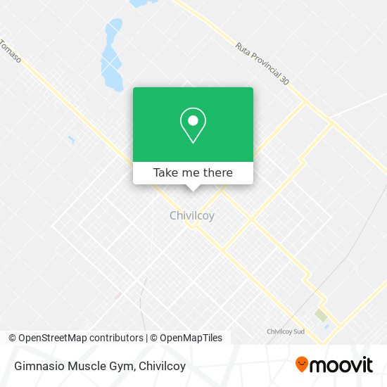 Gimnasio Muscle Gym map