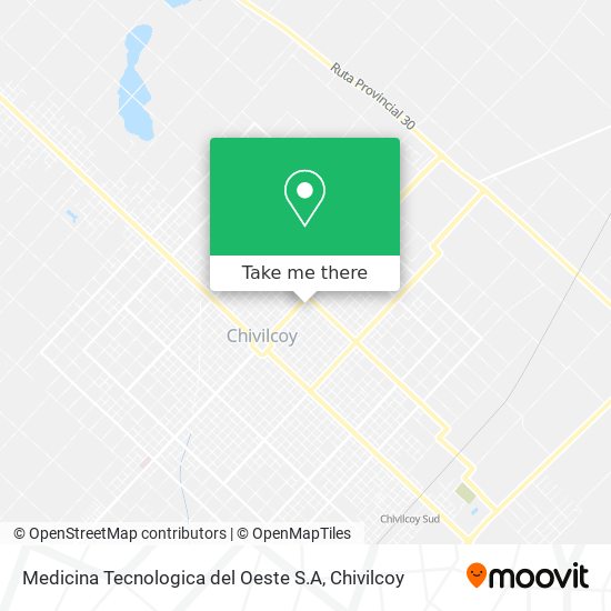 Medicina Tecnologica del Oeste S.A map