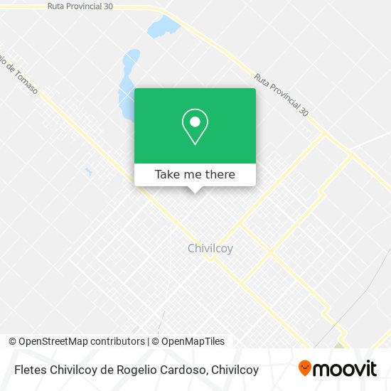 Fletes Chivilcoy de Rogelio Cardoso map