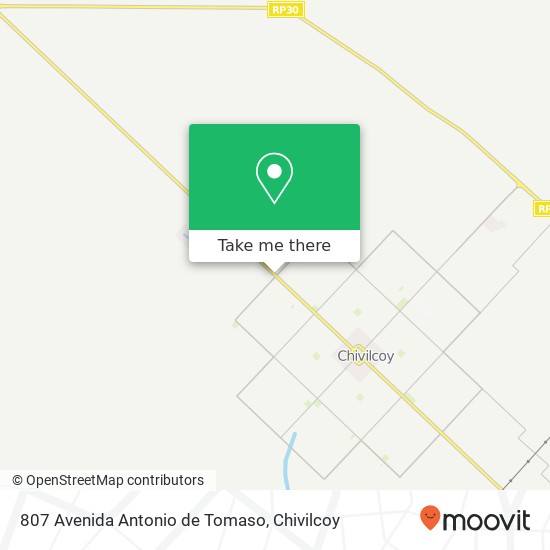 807 Avenida Antonio de Tomaso map