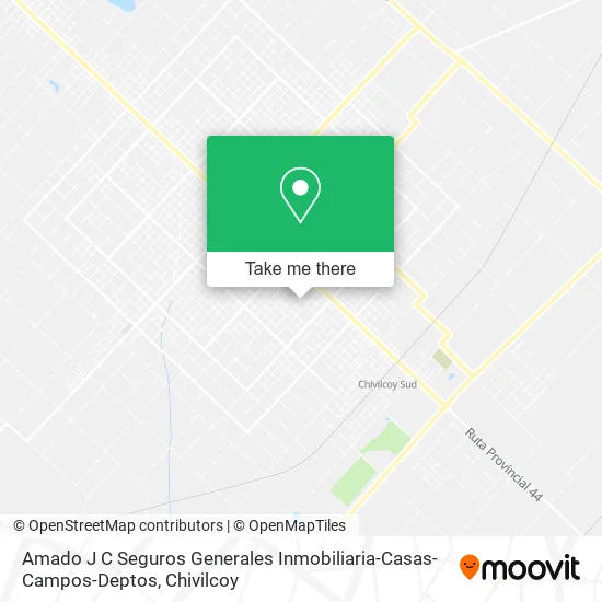 Mapa de Amado J C Seguros Generales Inmobiliaria-Casas-Campos-Deptos