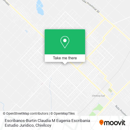 Mapa de Escribanos-Burtin Claudia M Eugenia Escribania Estudio Juridico