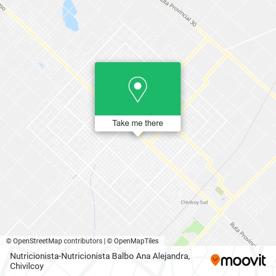 Nutricionista-Nutricionista Balbo Ana Alejandra map