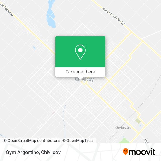 Gym Argentino map