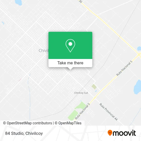84 Studio map