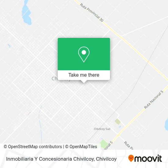 Inmobiliaria Y Concesionaria Chivilcoy map