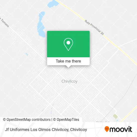 Jf Uniformes Los Olmos Chivilcoy map