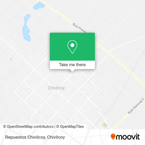 Repuestos Chivilcoy map