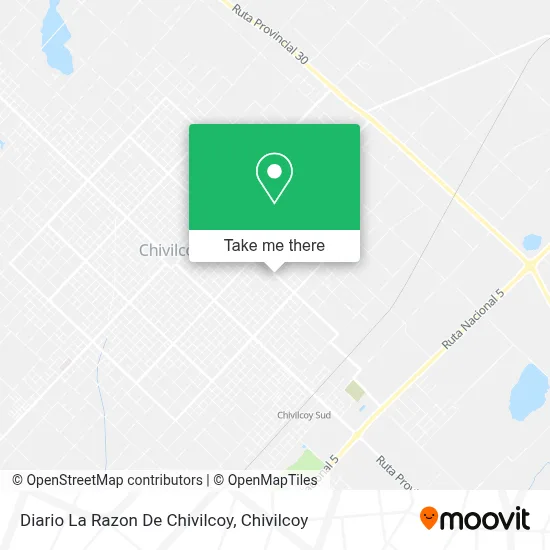 Diario La Razon De Chivilcoy map